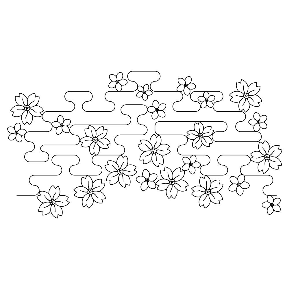 asian pano 003 Digital Pattern | Sweet Dreams Quilt Studio - Edge to ...