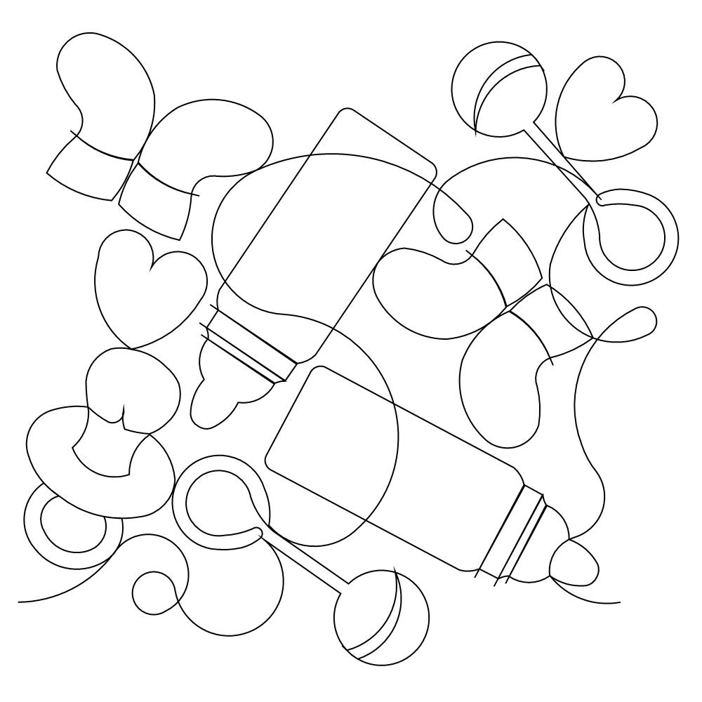 baby pano 002 Digital Pattern | Sweet Dreams Quilt Studio - Edge to ...