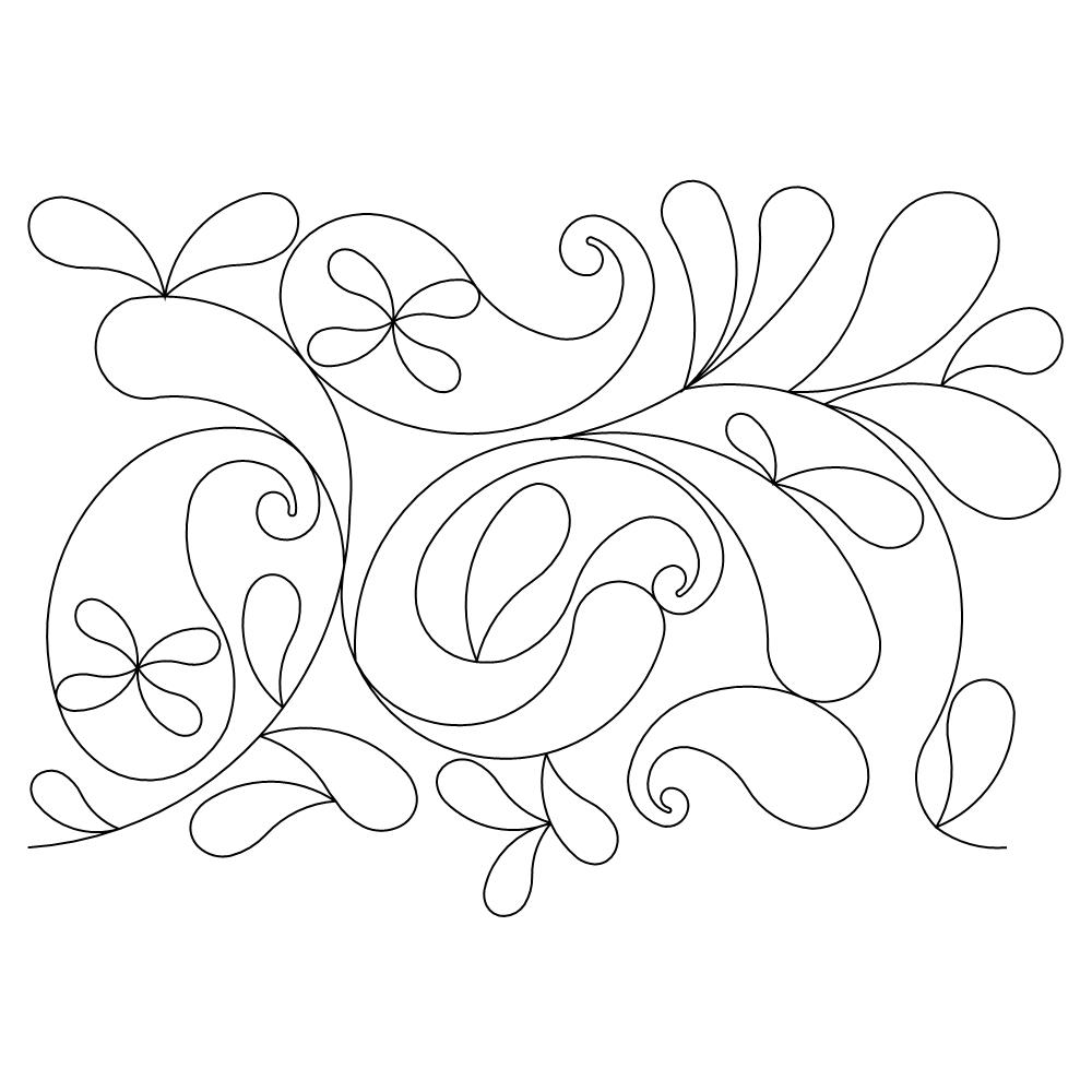 bbp paisley pano 001 Digital Pattern | Sweet Dreams Quilt Studio - Edge ...