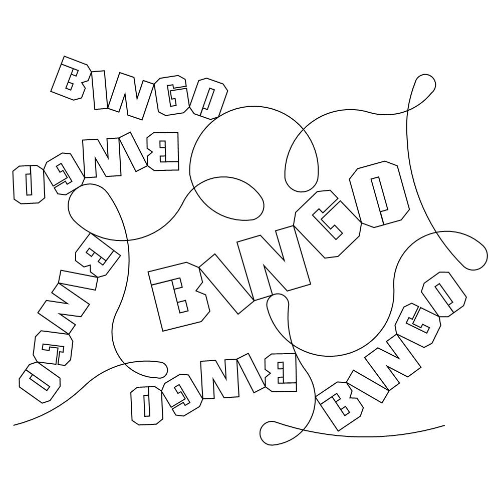 bingo pano 001 Digital Pattern | Sweet Dreams Quilt Studio - Edge to ...
