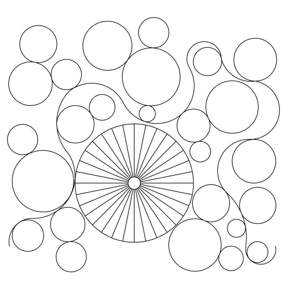 circle pano 002 Digital Pattern | Sweet Dreams Quilt Studio - Edge to ...