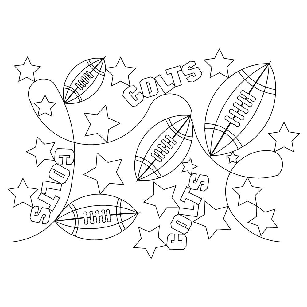 Quilt Pattern Colt colts pano 001 Digital Pattern | Sweet Dreams Quilt Studio - Edge to ...