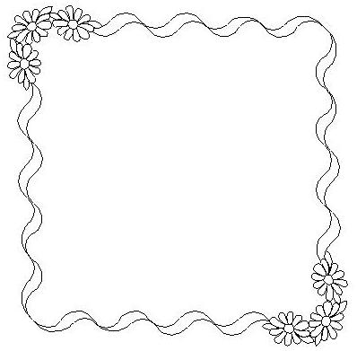 daisy chain frame 001 Digital Pattern | Sweet Dreams Quilt Studio ...