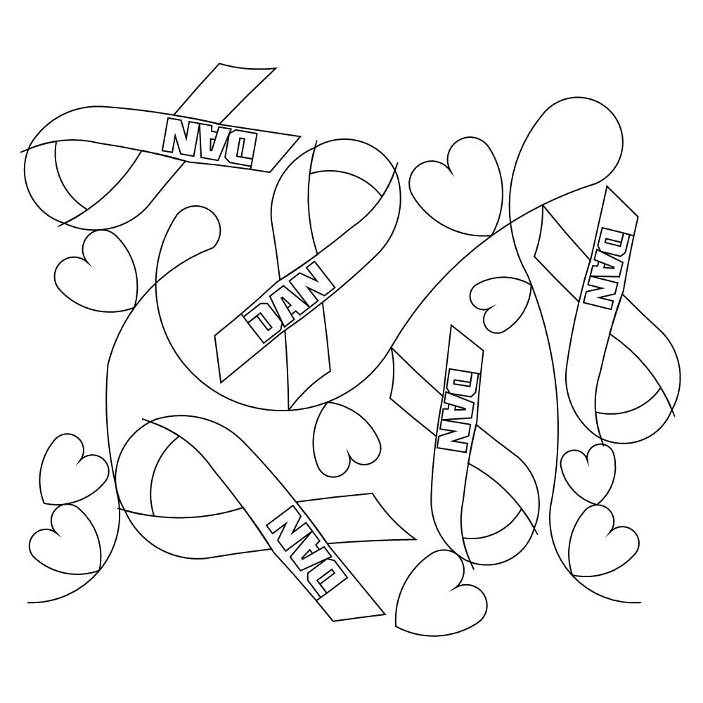dan ribbon pano 001 - Edge to Edge Quilting Patterns