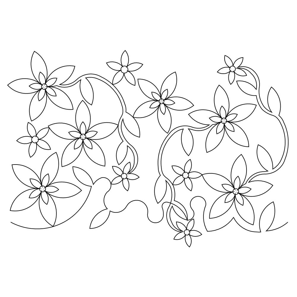 fairy flower pano 001 Digital Pattern | Sweet Dreams Quilt Studio ...