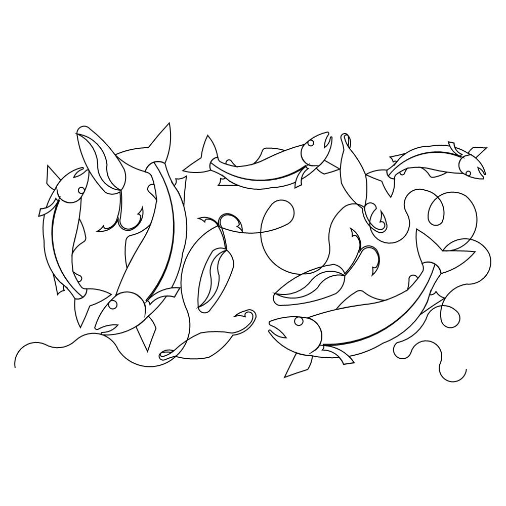 fishing pano 003 Digital Pattern | Sweet Dreams Quilt Studio - Edge to ...