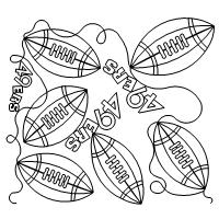 football 49ers pano Digital Pattern | Sweet Dreams Quilt Studio - Edge ...