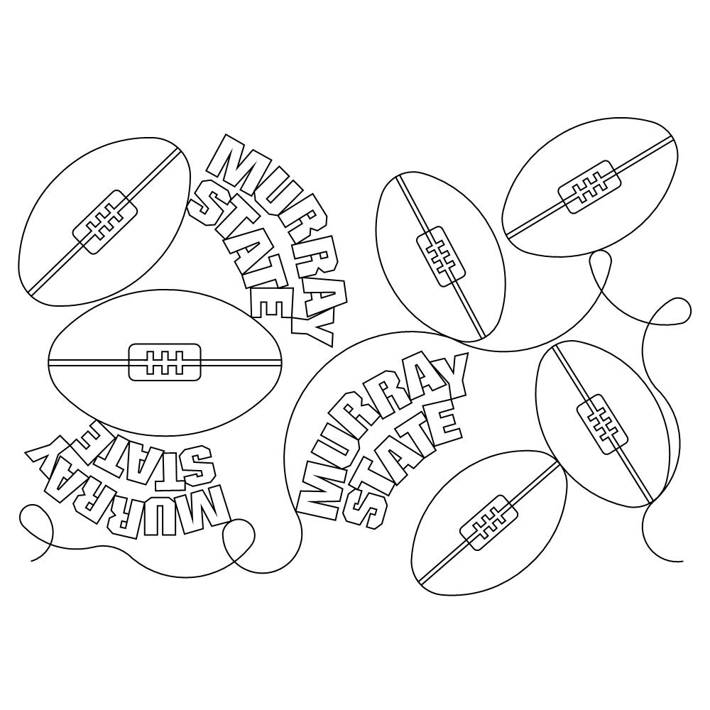 football murray state e2e 001 - Edge to Edge Quilting Patterns