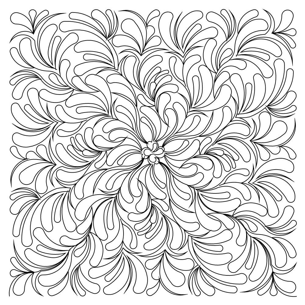 giant chrysanthemum pano 001 sq Digital Pattern | Sweet Dreams Quilt ...