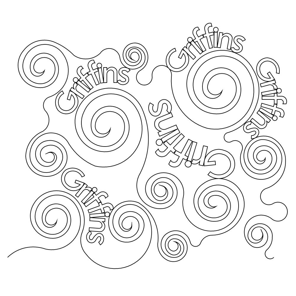 griffins pano 001 Digital Pattern | Sweet Dreams Quilt Studio - Edge to ...