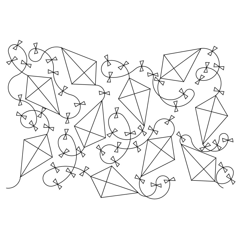 kite pano 003 Digital Pattern | Sweet Dreams Quilt Studio - Edge to ...