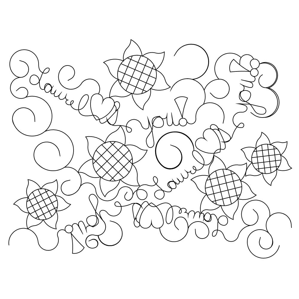 laurel pano 001 Digital Pattern | Sweet Dreams Quilt Studio - Edge to ...