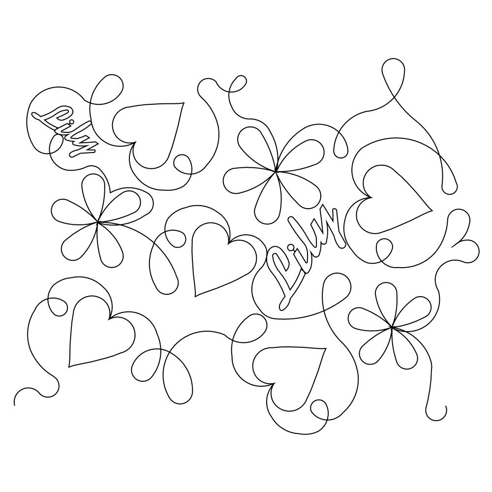 lily pano 001 Digital Pattern | Sweet Dreams Quilt Studio - Edge to ...