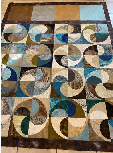 Louisa Smith modular swirl quilt system block library layout examples