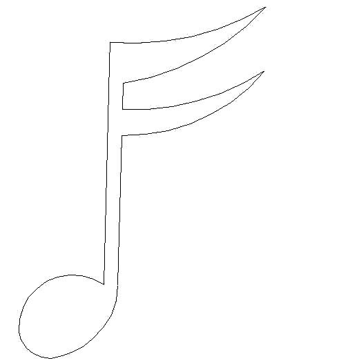 music note 2 Digital Pattern | Sweet Dreams Quilt Studio - Digital ...