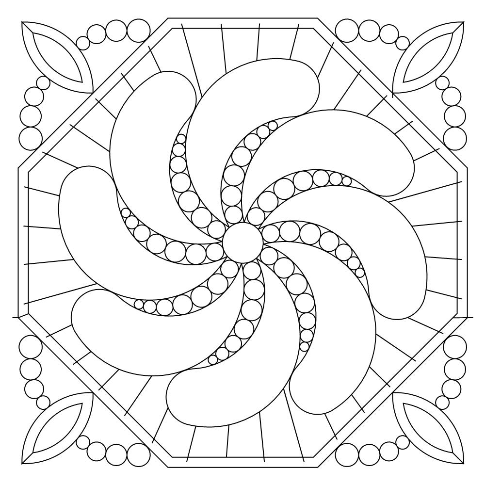 octogon pano 002 Digital Pattern | Sweet Dreams Quilt Studio - Edge to ...