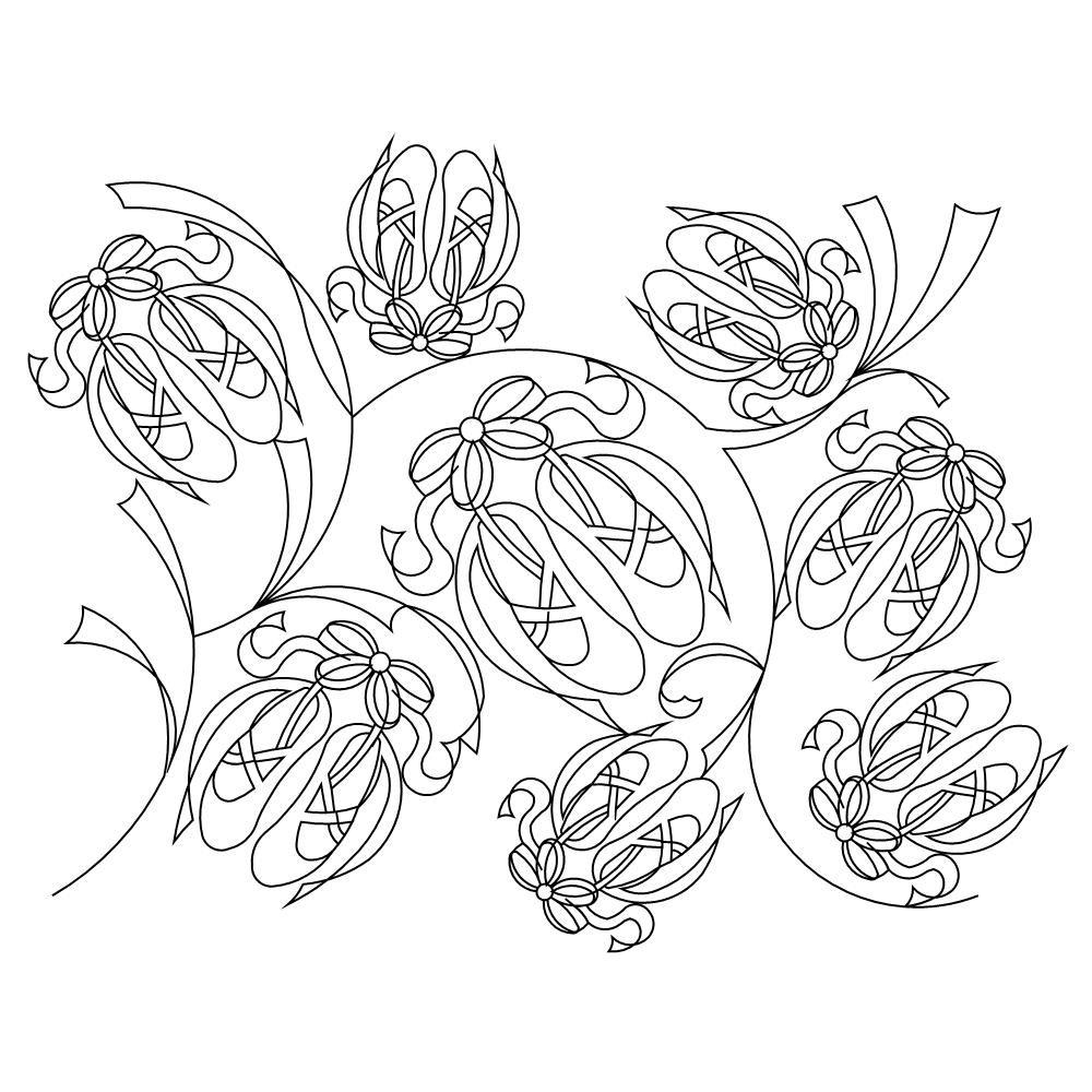 on point pano 002 Digital Pattern | Sweet Dreams Quilt Studio - Edge to ...