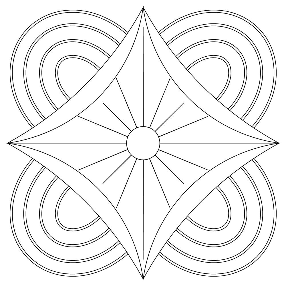 op art pano 001 Digital Pattern | Sweet Dreams Quilt Studio - Edge to ...