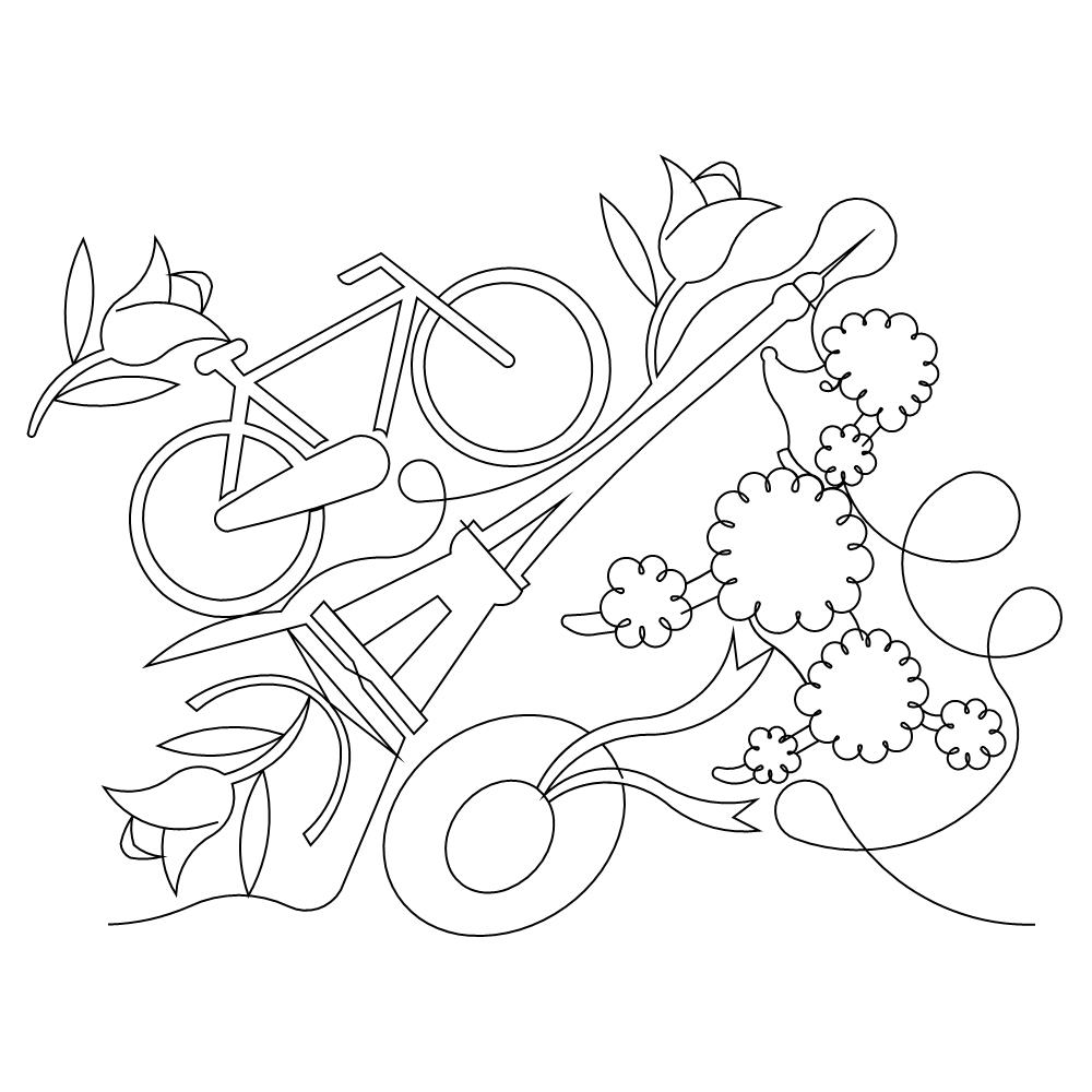 paris pano 003 Digital Pattern | Sweet Dreams Quilt Studio - Edge to ...