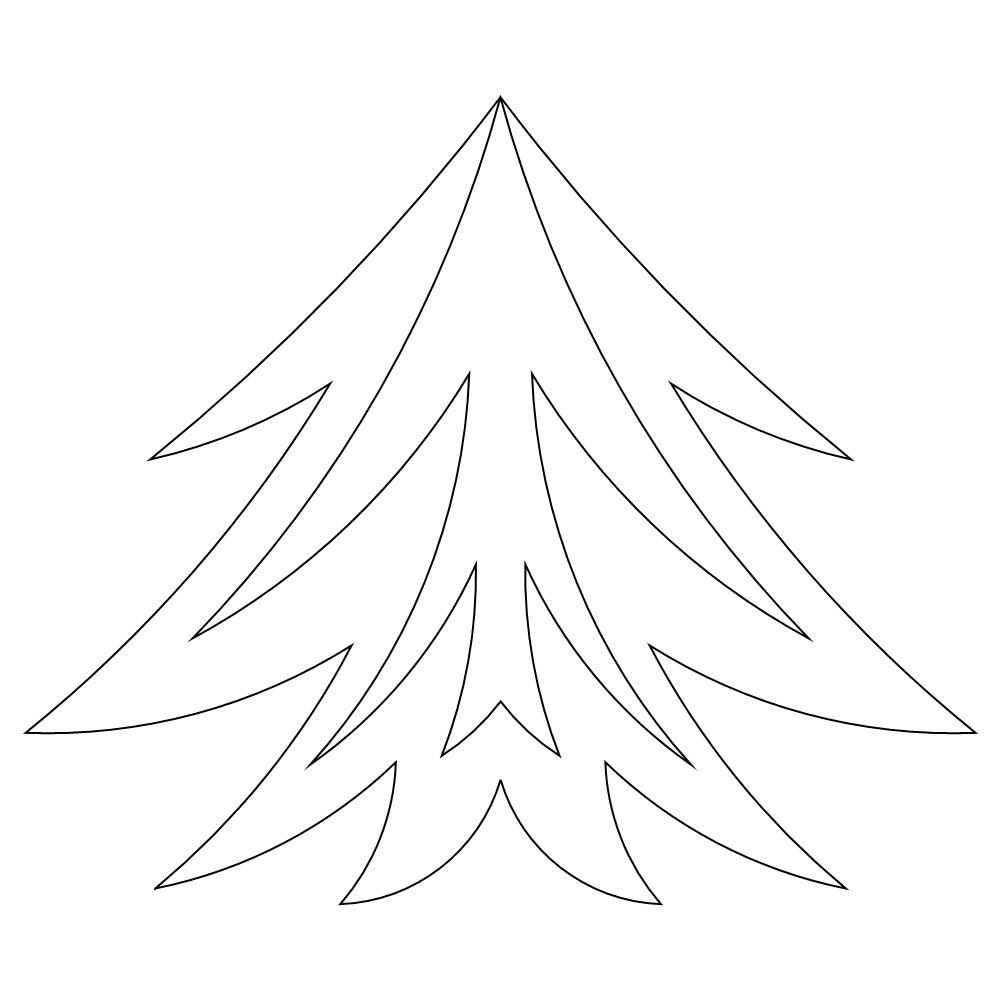 pine tree block 002 - Digital Block Patterns | Sweet Dreams Quilt Studio