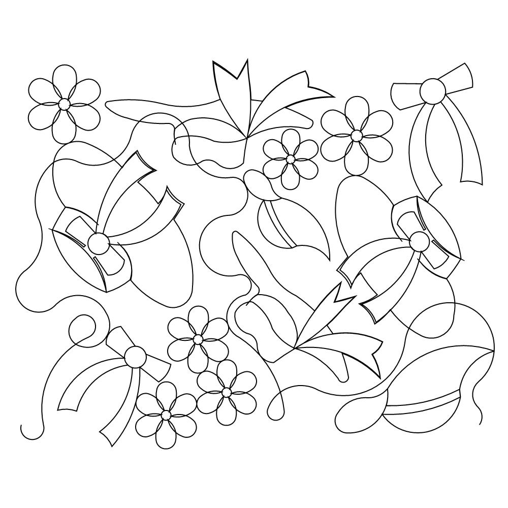 redhat flower pano 001 Digital Pattern | Sweet Dreams Quilt Studio ...