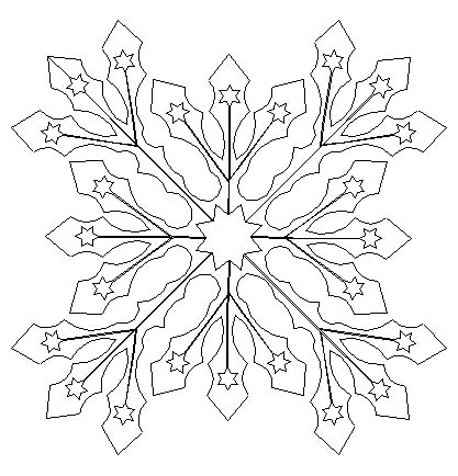 snowflake complex 1 Digital Pattern | Sweet Dreams Quilt Studio ...