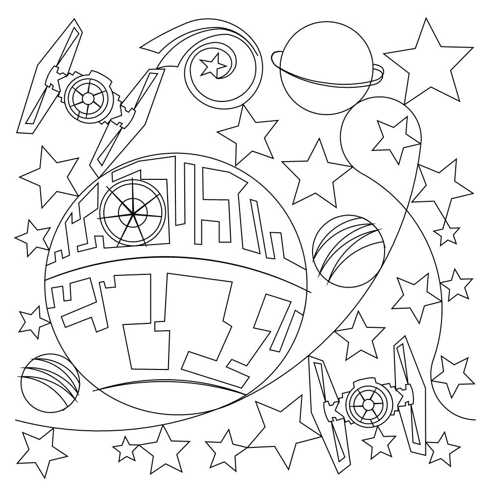 space pano 003 Digital Pattern | Sweet Dreams Quilt Studio - Edge to ...