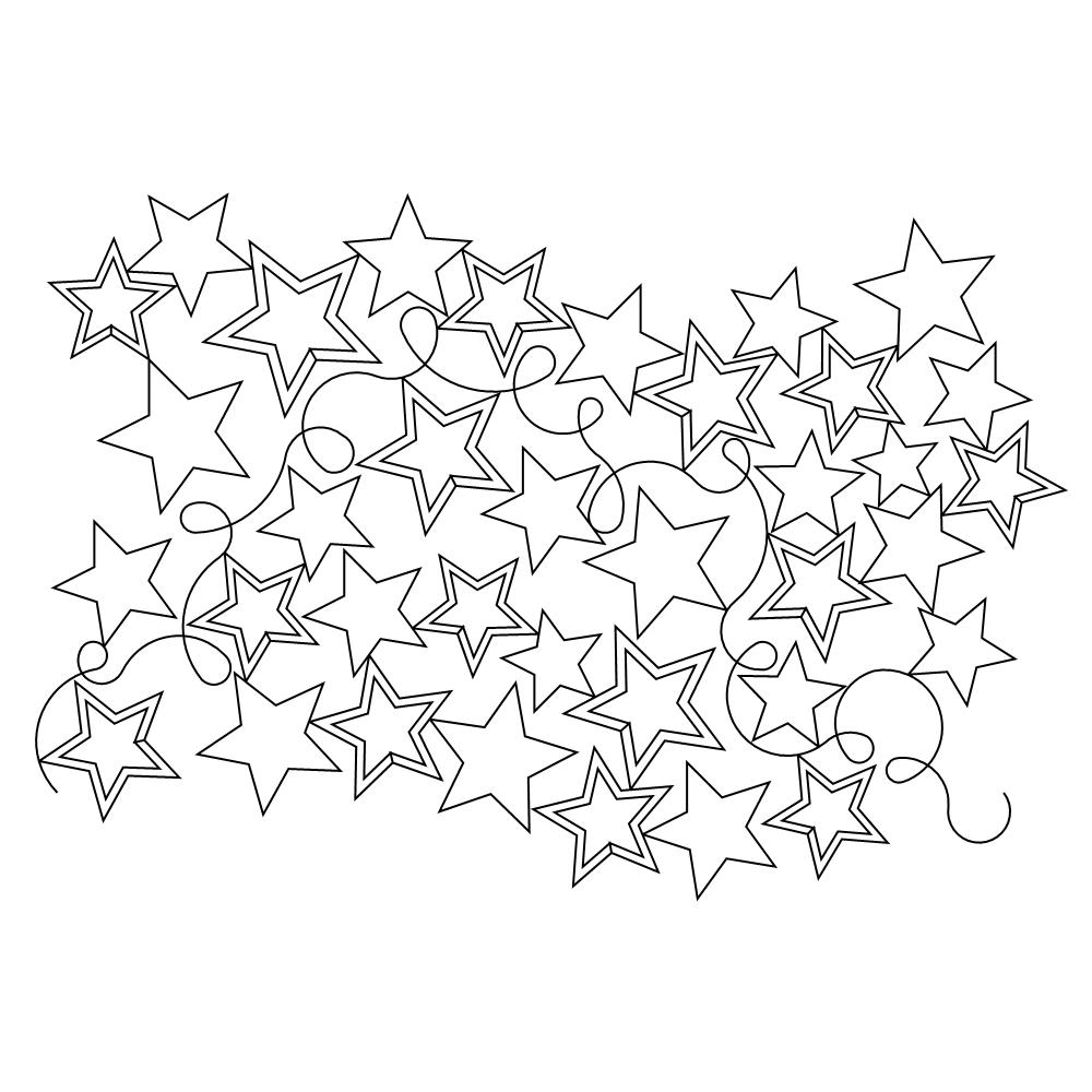 stars and loops 007 Digital Pattern | Sweet Dreams Quilt Studio - Edge ...