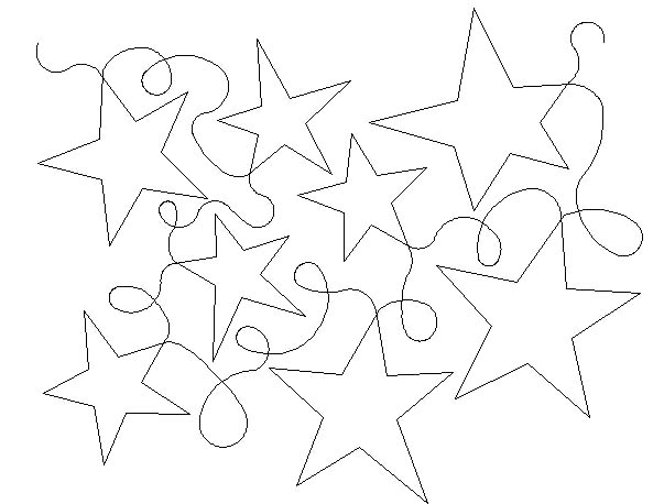 stars and loops 3 Digital Pattern | Sweet Dreams Quilt Studio - Edge to ...