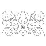 arched curl border 001