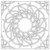 celtic wreath quilted