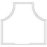 doll apron plain