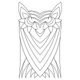 fancy forest owl
