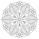 flower mandala 001