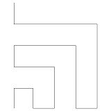 geometric line border corner element 001