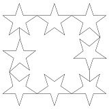 nine patch star frame
