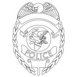 police badge 007