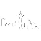 seattle skyline border 001