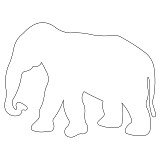 simple elephant