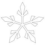 snowflake simple 5