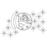 stocking filler snow globe 010