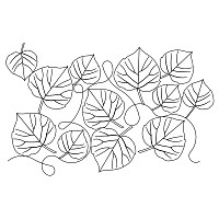 aspen leaves e2e 004 - Edge to Edge Quilting Patterns