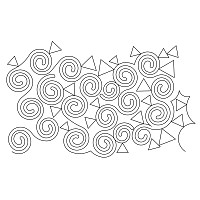 swirl star pano 002 Digital Pattern | Sweet Dreams Quilt Studio - Edge ...