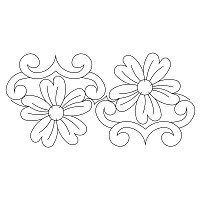 catherines floral border 001