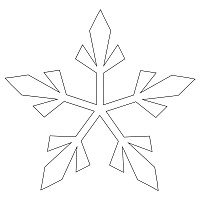 snowflake simple 5