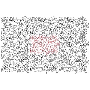 abc pano Digital Pattern | Sweet Dreams Quilt Studio - Edge to Edge ...