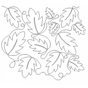 all leaves 2 Digital Pattern | Sweet Dreams Quilt Studio - Edge to Edge ...