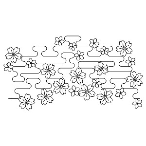 asian pano 003 Digital Pattern | Sweet Dreams Quilt Studio - Edge to ...