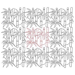 bamboo pano 003 Digital Pattern | Sweet Dreams Quilt Studio - Edge to ...