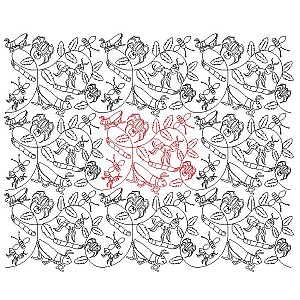 bugs pano 003 Digital Pattern | Sweet Dreams Quilt Studio - Edge to ...